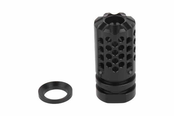 The SLR Rileworks Synergy 9mm compensator comes with crush washer for installation